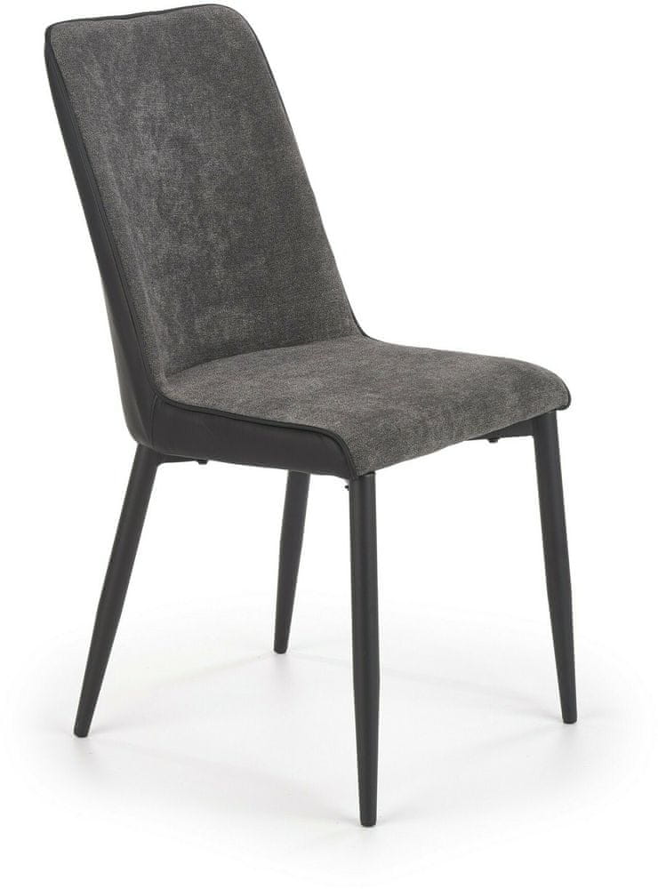 Halmar Jedálenská stolička K368, tmavo šedá